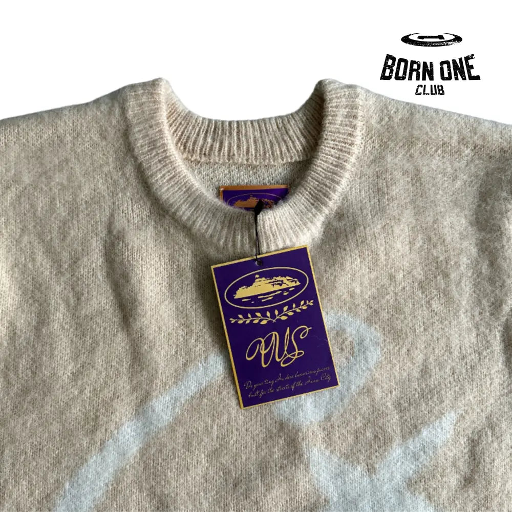 Moletom Corteiz Star Mohairknit Sweater Rosé