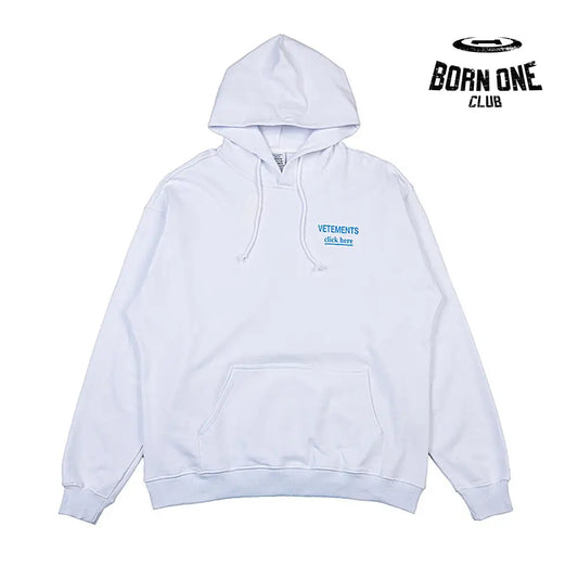 Moletom Vetements ’Click here’
