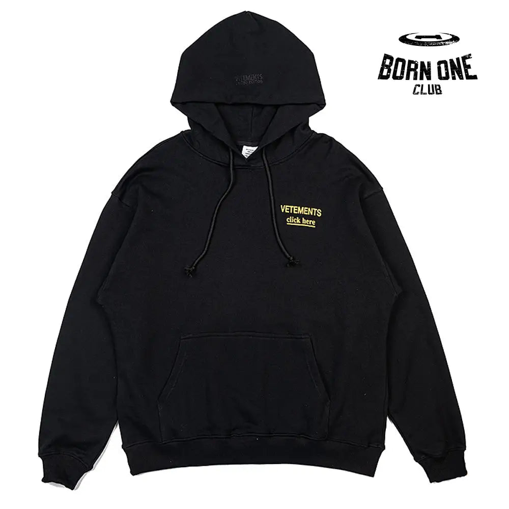 Moletom Vetements ’Click here’