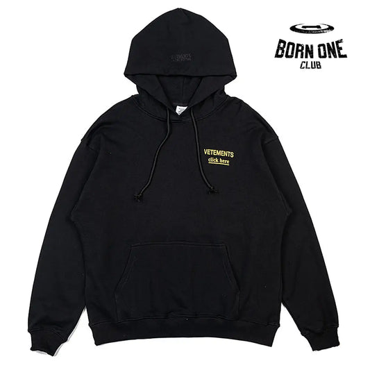 Moletom Vetements ’Click here’