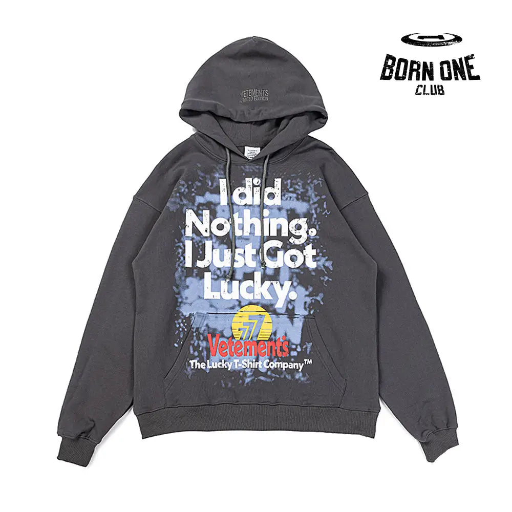 Moletom Vetements ’I did nothing’