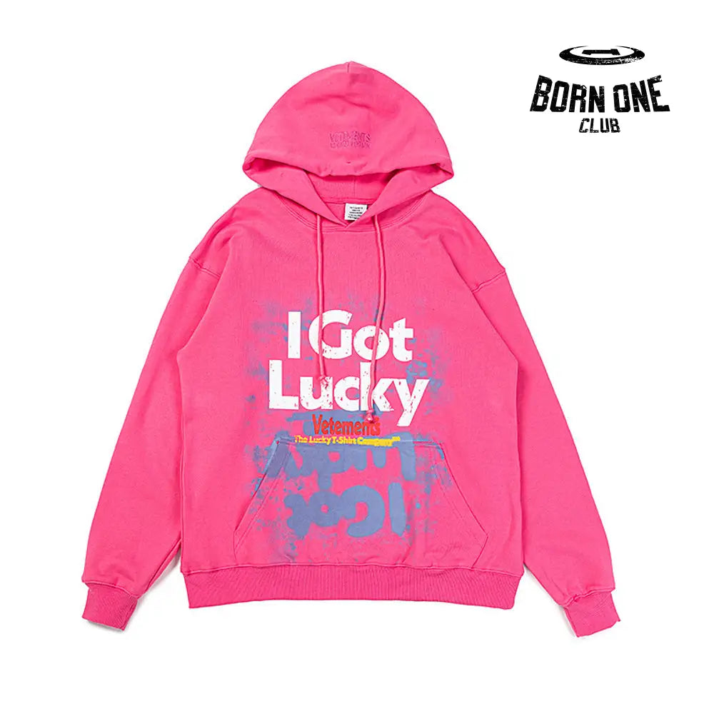 Moletom Vetements ’I got lucky’