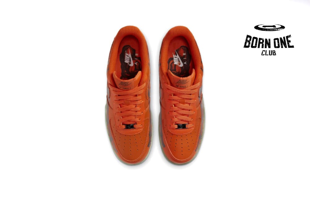 Nike Air Force 1 Low Orange Skeleton Halloween (2020) CU8067-800