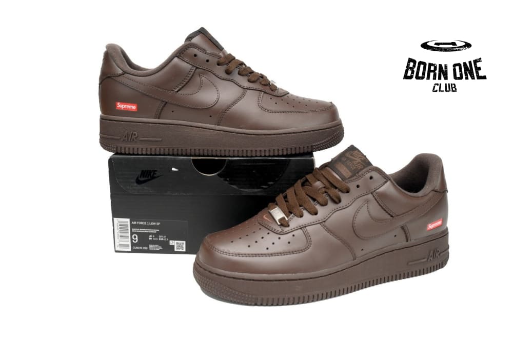 Nike Air Force 1 Low Supreme Baroque Brown CU9225-200