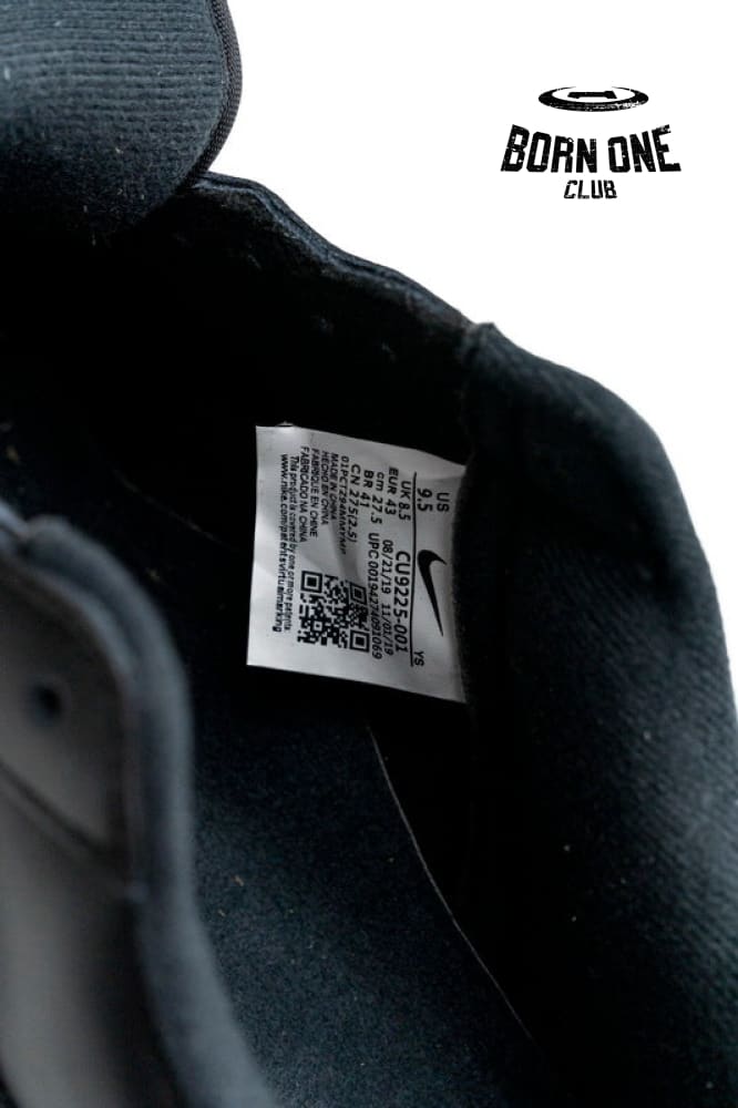 Nike Air Force 1 Low Supreme Black CU9225-001