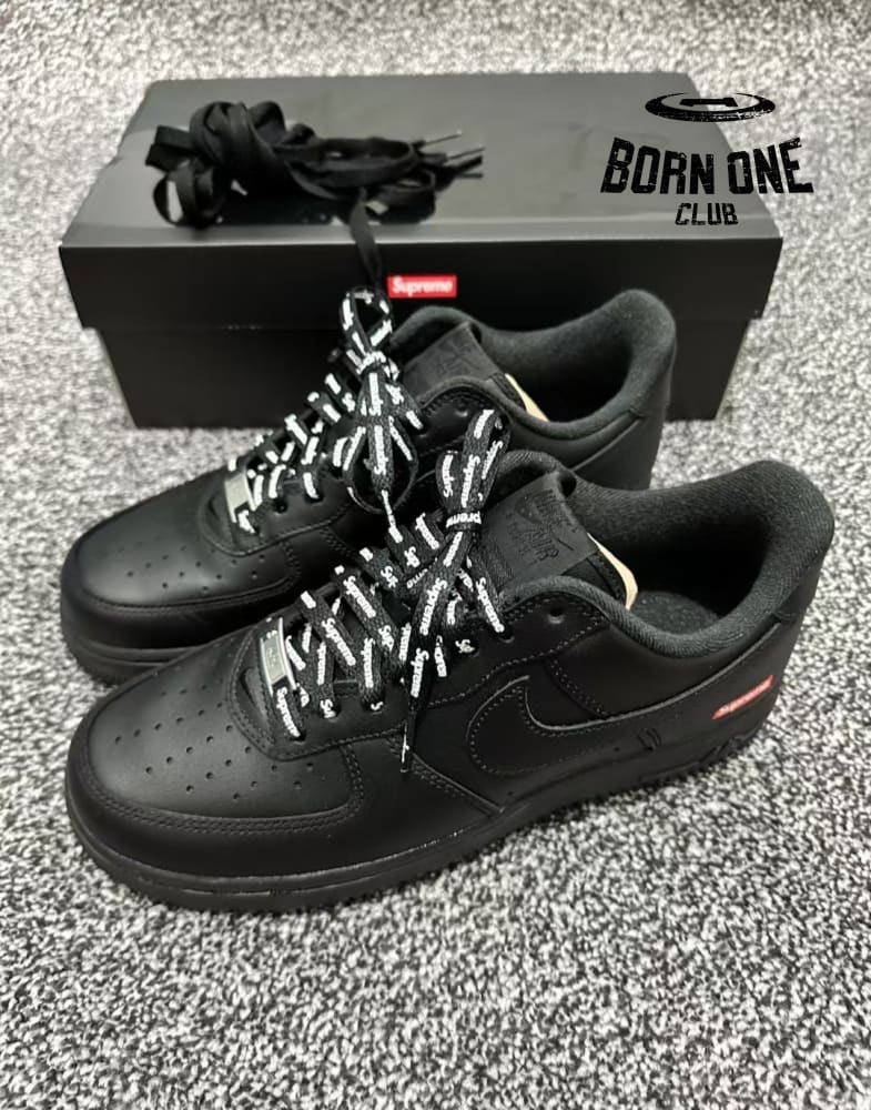 Nike Air Force 1 Low Supreme Black CU9225-001