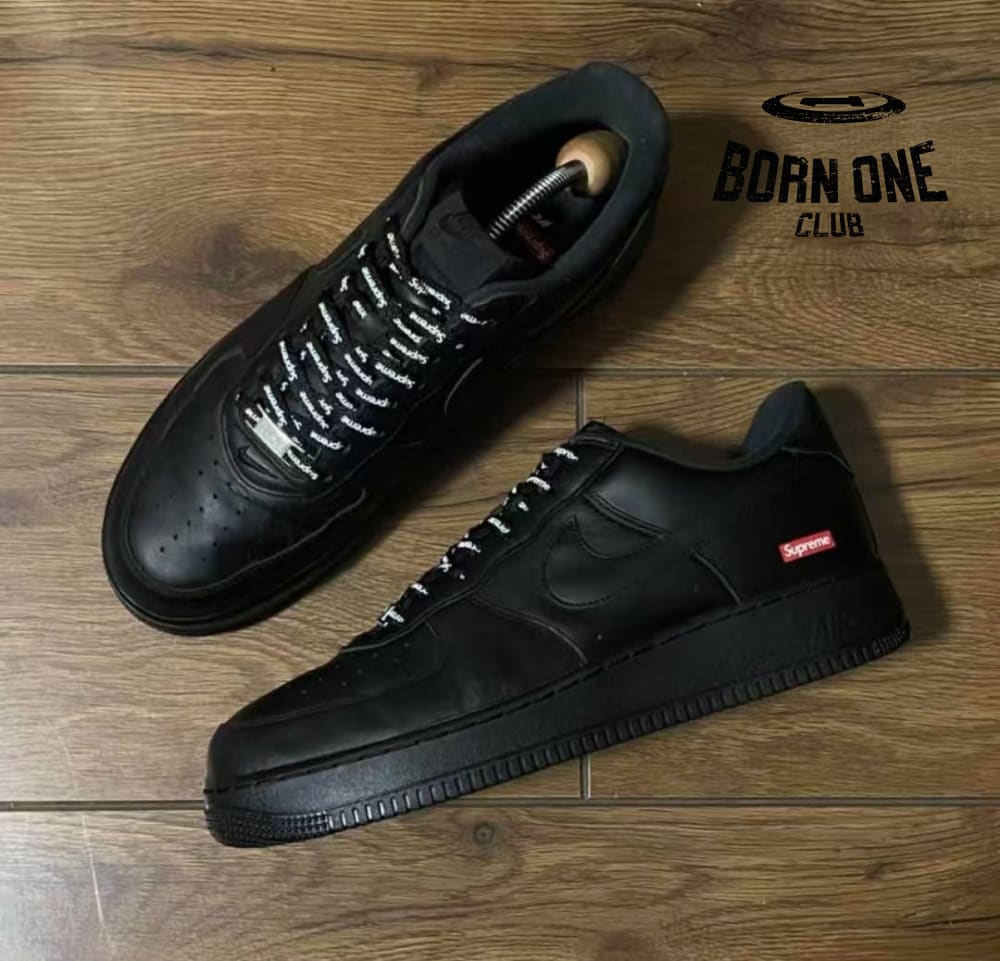 Nike Air Force 1 Low Supreme Black CU9225-001