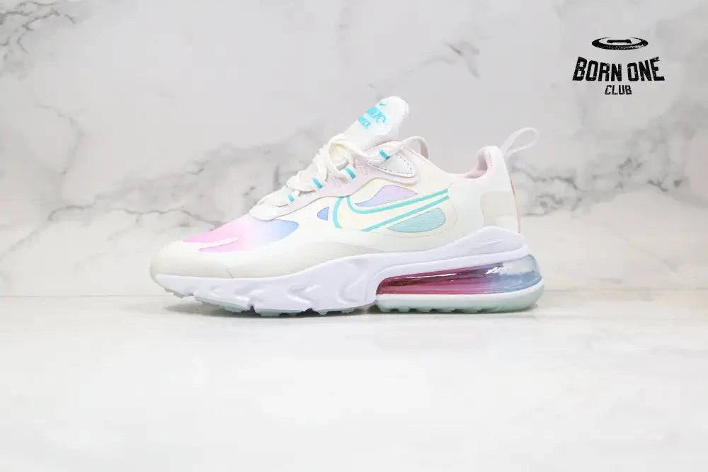 Nike Air Max 270 React Summit White Bleached Aqua Nike Air Max 270 React Summit White Bleached Aqua