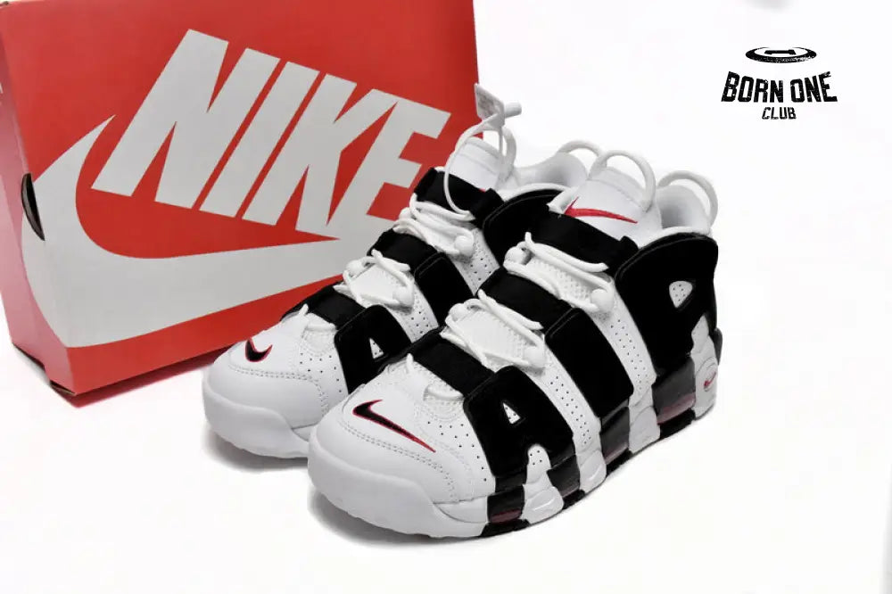 Nike Air More Uptempo Black and White Panda