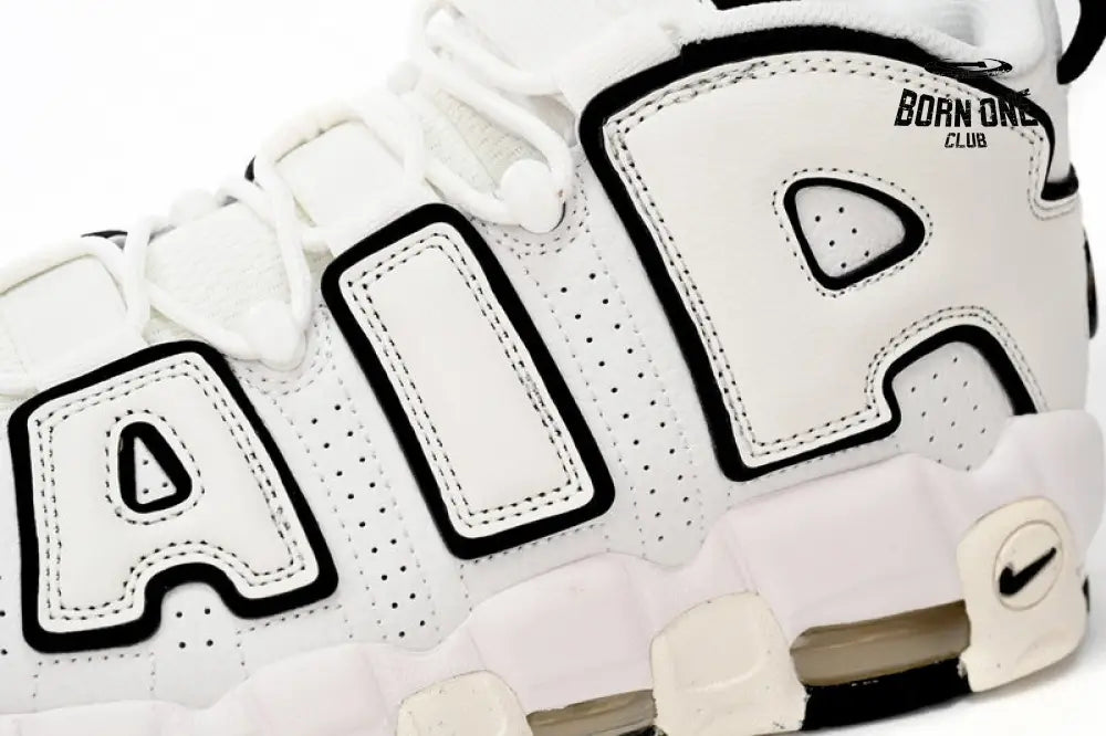 Nike Air More Uptempo White And Black Edges