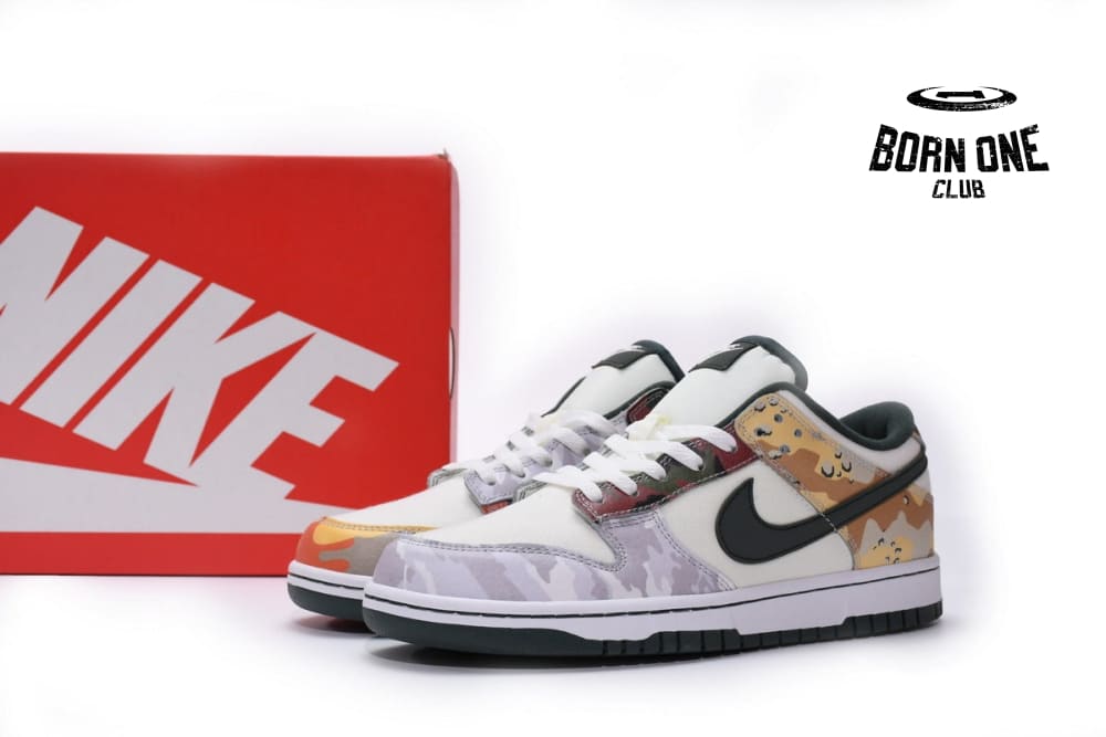 Nike Dunk Low SE Sail Multi-Camo DH0957-100