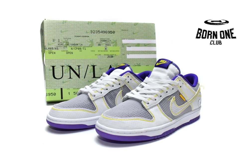 Nike Dunk Low Union Passport Pack Grey Purple DJ9649-500