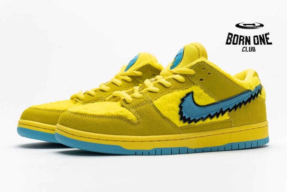 Nike Dunk SB Low Grateful Dead Bears Opti Yellow CJ5378-700