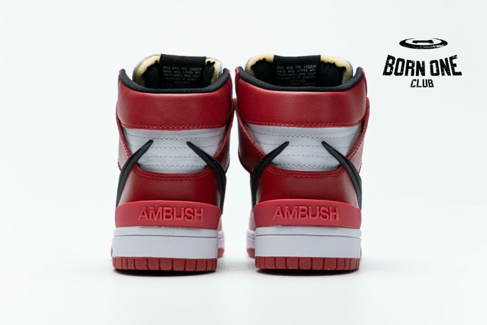 Nike SB Dunk High Ambush Varsity Red Black White DD1398-300