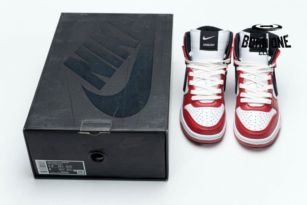 Nike SB Dunk High Ambush Varsity Red Black White DD1398-300