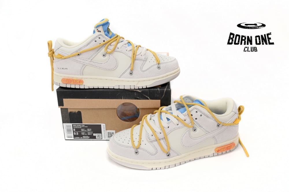 Nike SB Dunk Low Off-White Lot 34 DJ0950-102