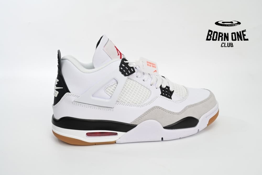 Nike SB x Air Jordan 4 Retro White Black DR5415-100