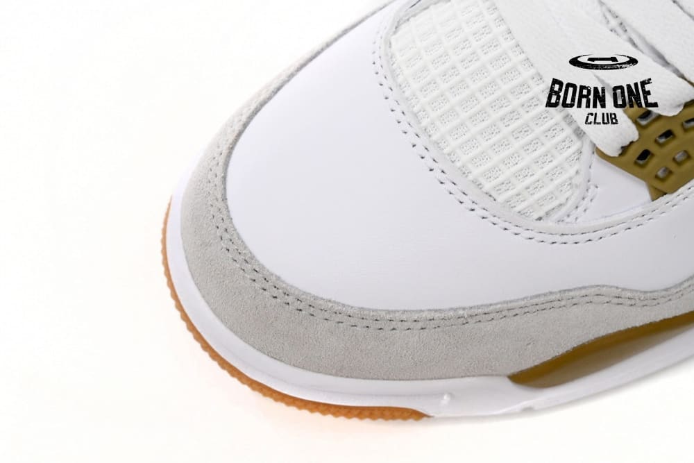 Nike SB x Air Jordan 4 White Brown DR5415-120