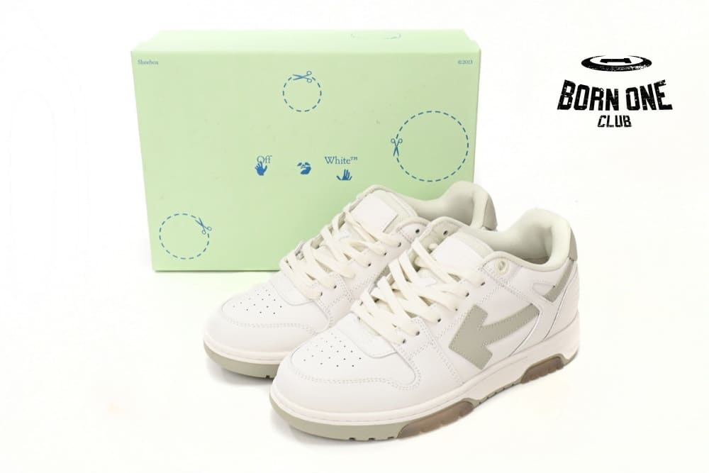 OFF-WHITE OOO Low Out Of Office Ivory White OMIA189F21LEA0010161