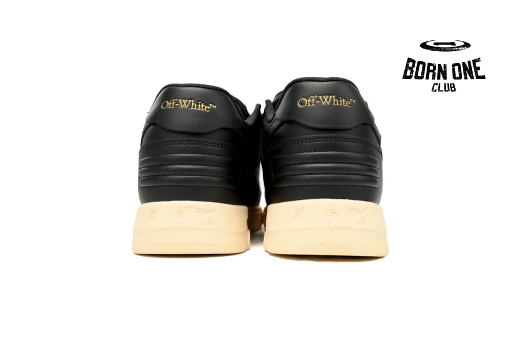 OFF-WHITE Out Of Office White Black Round Head OMIA189F23LEA0011010