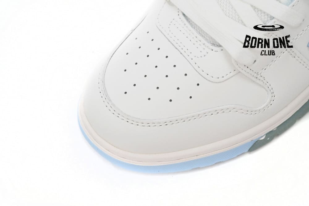 OFF-WHITE Out Of Office OOO 30 MM Low Tops White Light Blue OMIA189C99LEA0010145