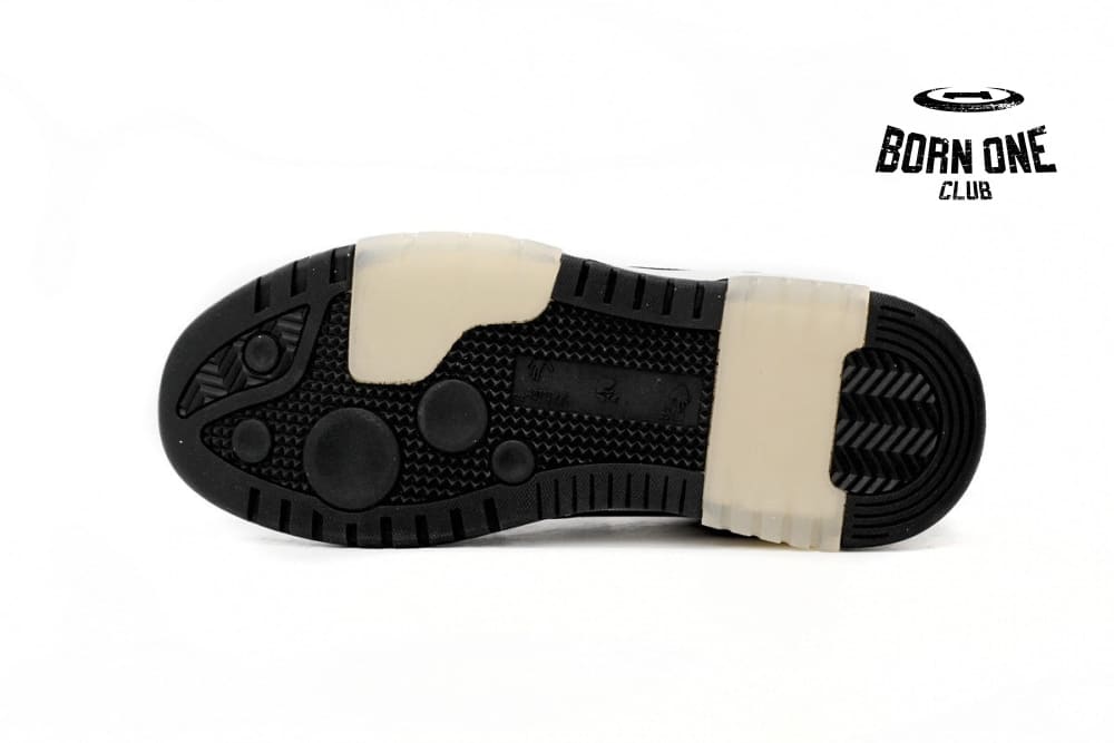 OFF-WHITE Out Of Office OOO Low Tops White Black White OMIA189C99LEA0011004