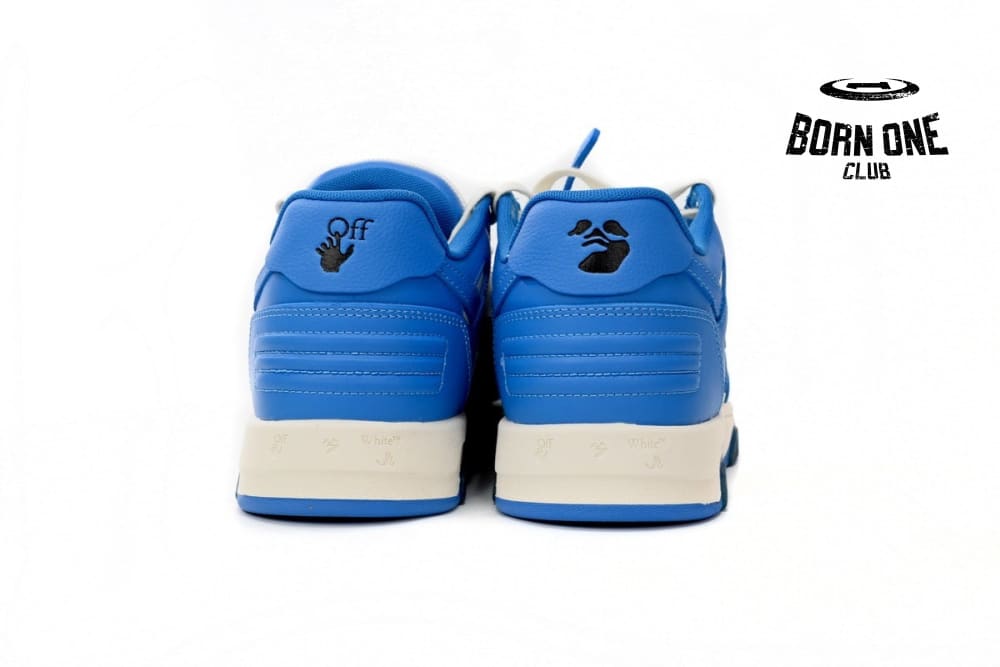 OFF-WHITE Out Of Office OOO Low Tops White Blue OMIA189C99LEA0014501