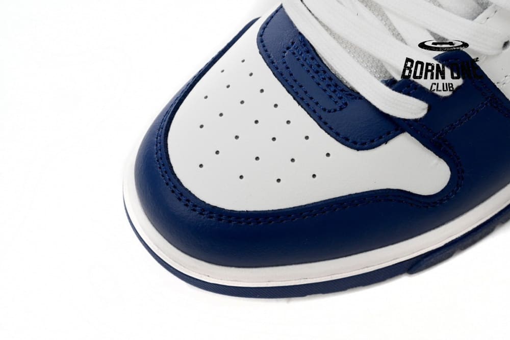 OFF-WHITE Out Of Office "OOO" Low Tops Dark Blue White OMIA189S22LEA0010142