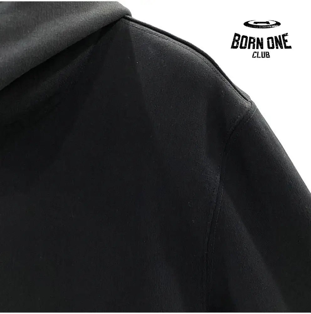 Rick Owens DRKSHDW Four Ring Hoodie in Black Jaqueta Moletom Full Zip