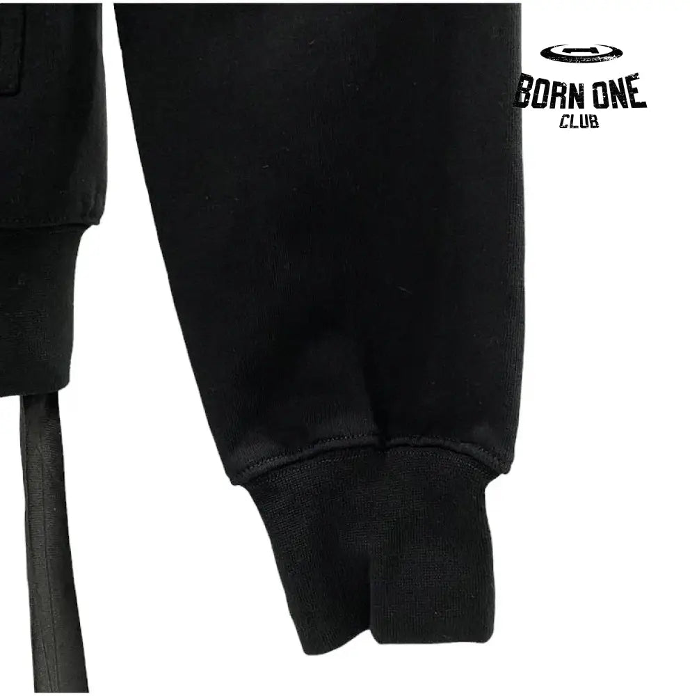 Rick Owens DRKSHDW Four Ring Hoodie in Black Jaqueta Moletom Full Zip