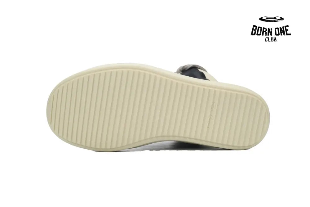 Rick Owens GeoBasket Oversized Eylet Black White