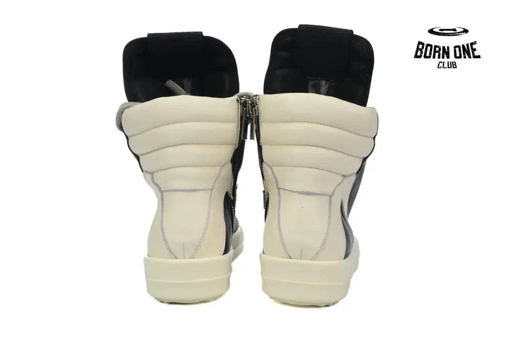 Rick Owens GeoBasket Oversized Eylet Black White