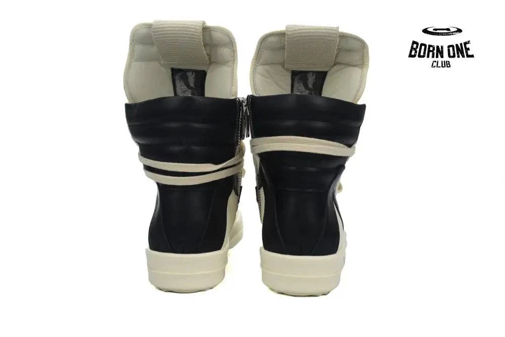 Rick Owens Luxor Geobasket High ’Milk Black’