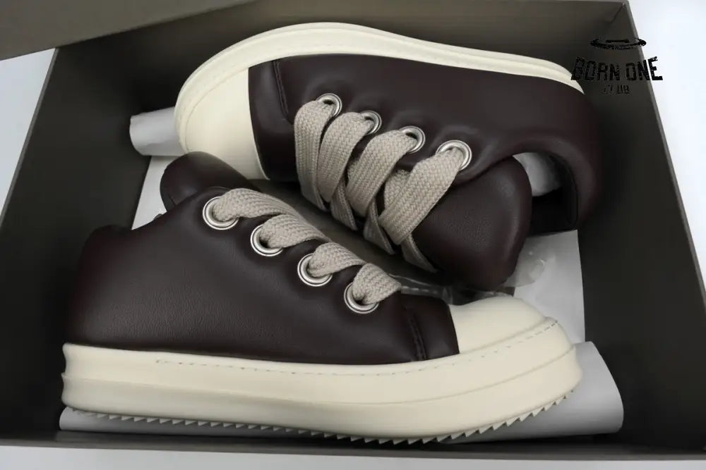 Rick Owens Luxor Jumbo Padded Low ’Black Milk’