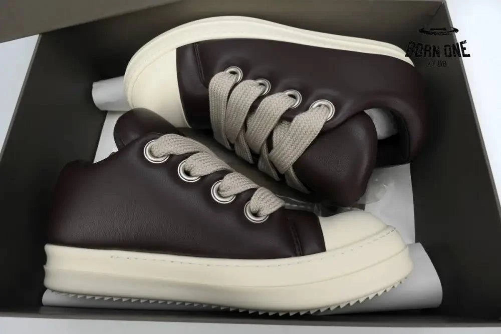 Rick Owens Luxor Jumbo Padded Low ’Black Milk’