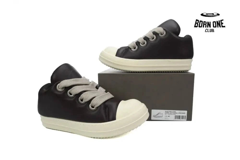 Rick Owens Luxor Jumbo Padded Low ’Black Milk’