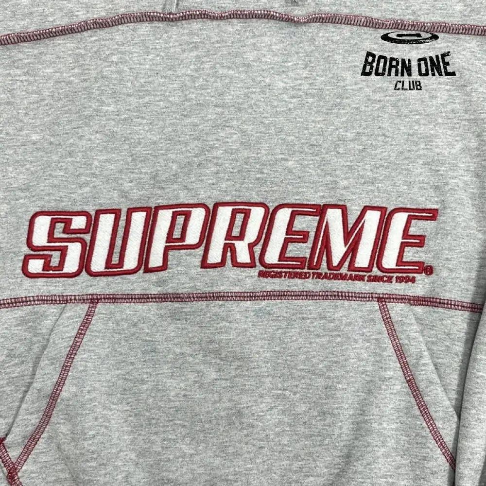 Set Supreme Coverstitch Hooded Conjunto Moletom