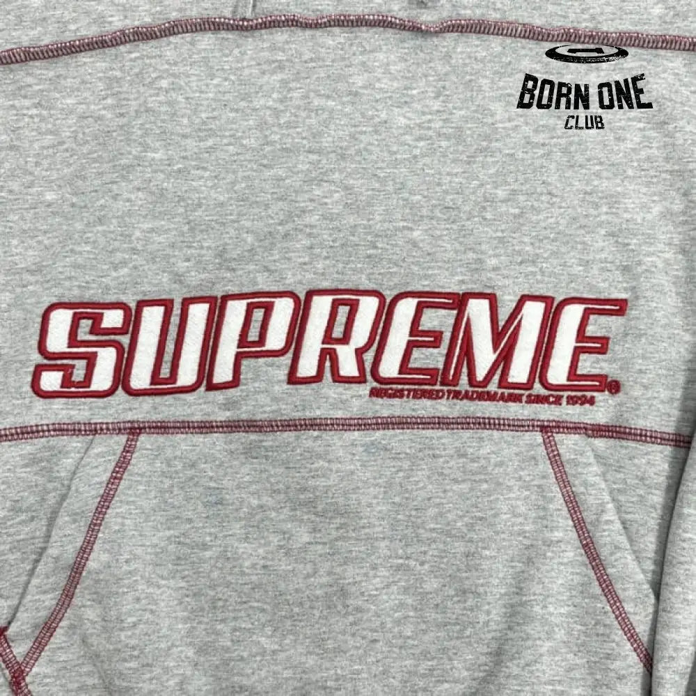 Set Supreme Coverstitch Hooded Conjunto Moletom