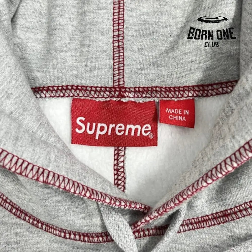 Set Supreme Coverstitch Hooded Conjunto Moletom