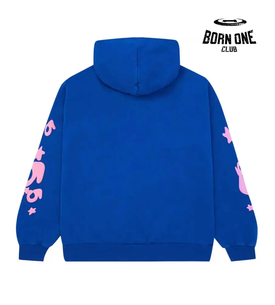 Sp5der Beluga Hoodie Blue/Pink Hoodie