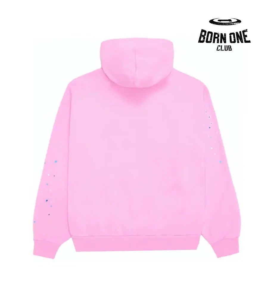 Sp5der Logo Web Pink Hoodie Hoodie