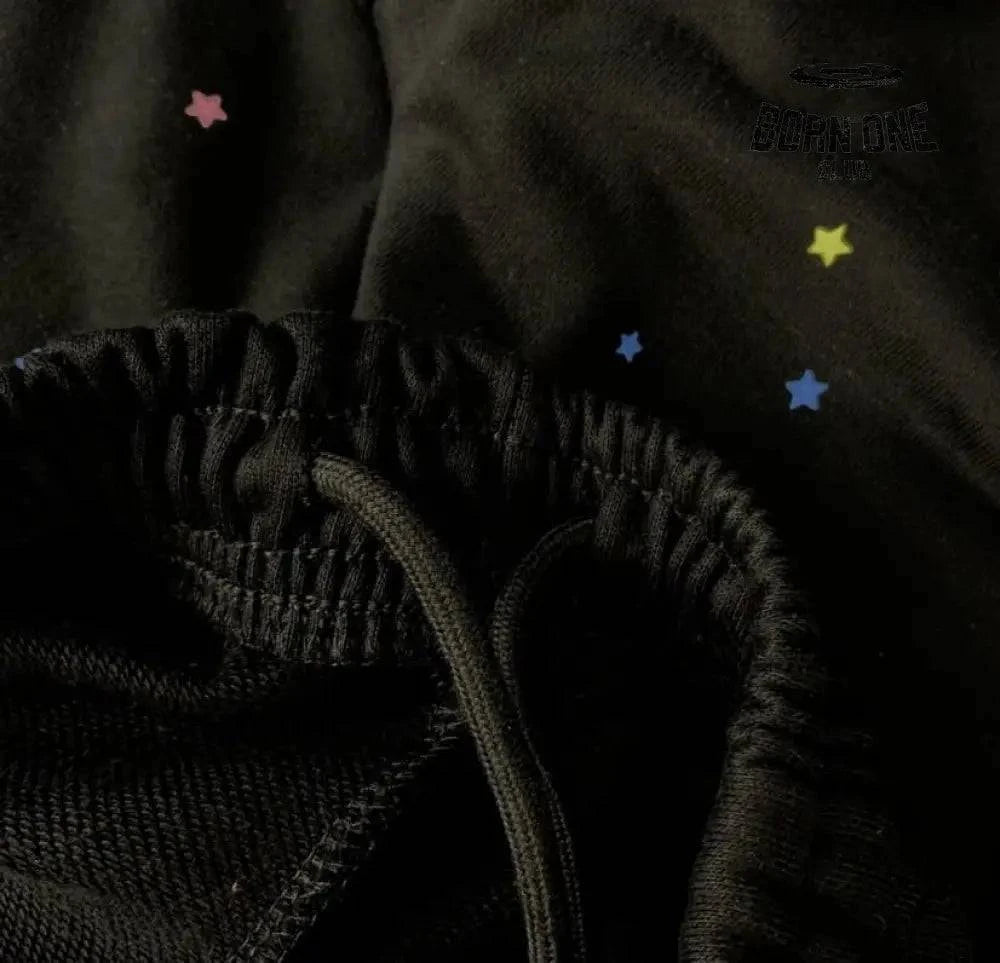 Sp5der P*NK Black Calça