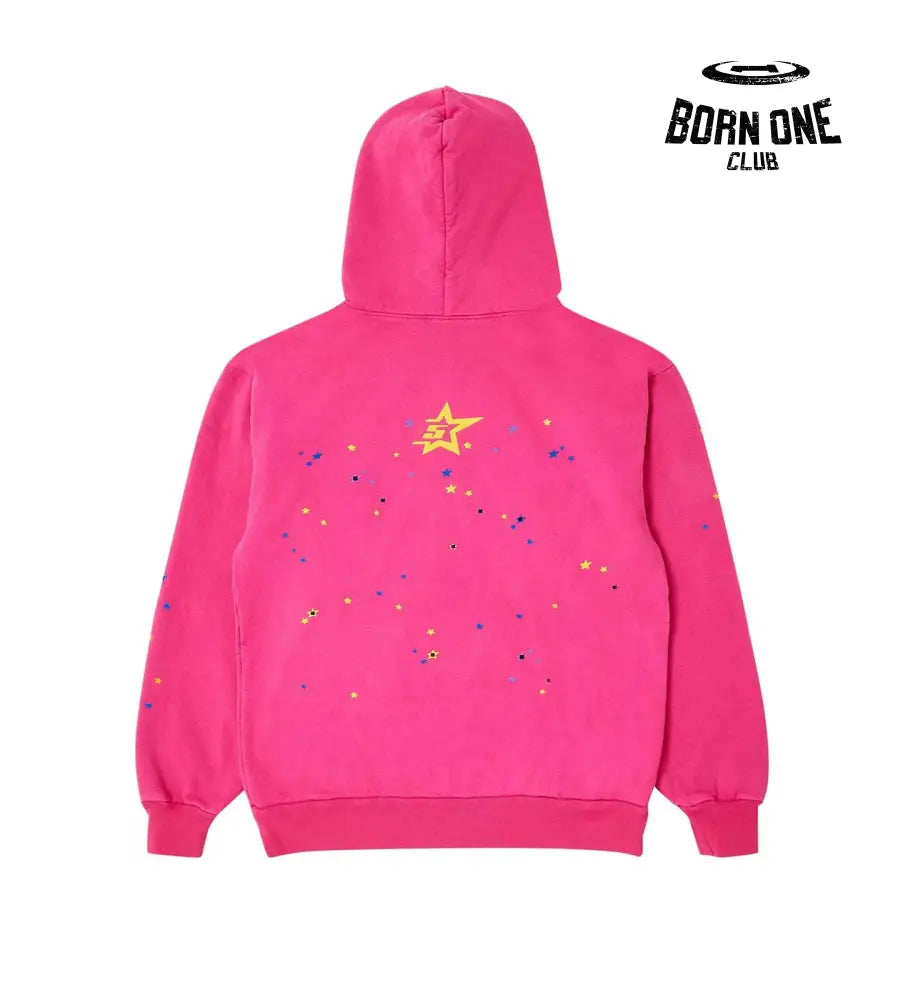 Sp5der P*nk Hoodie V2 Pink Hoodie