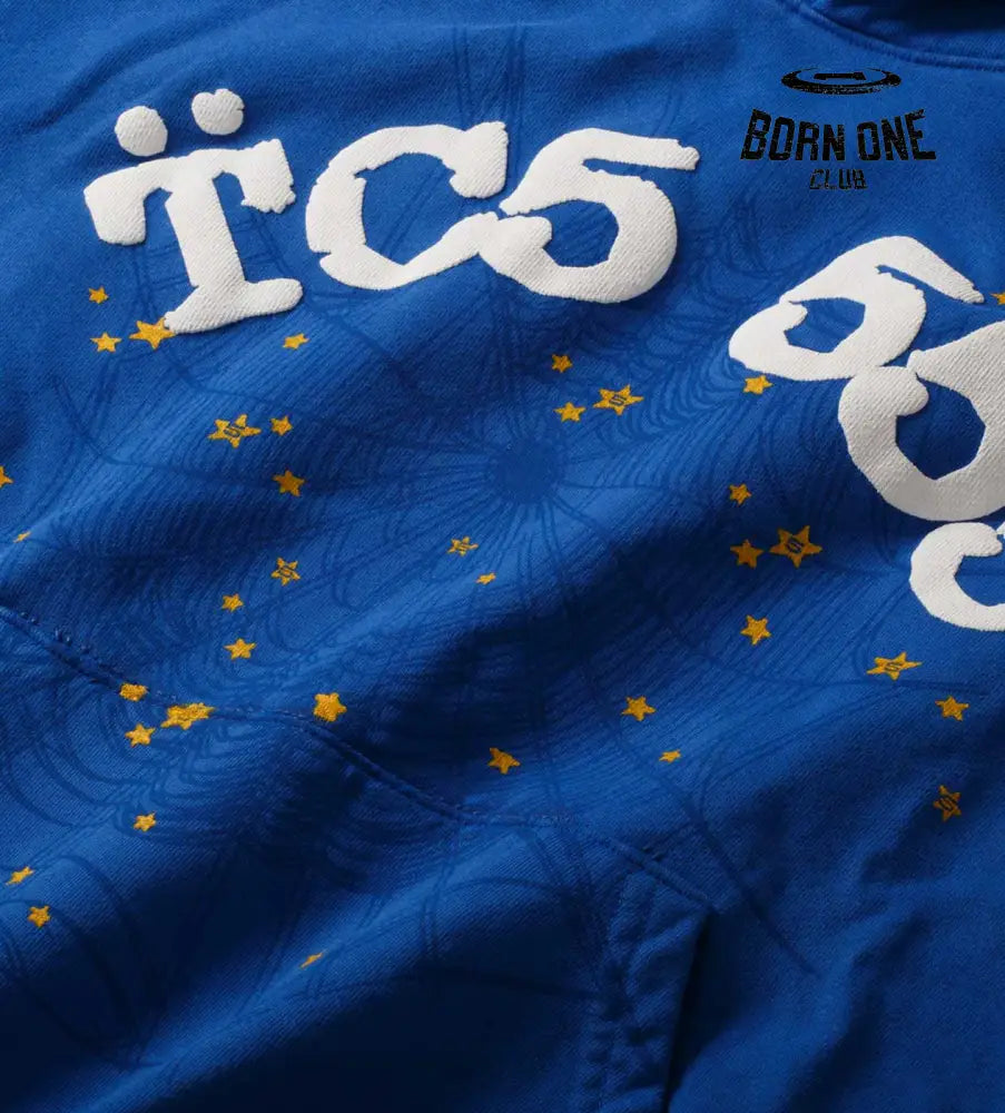 Sp5der TC5 Hoodie Blue Hoodie