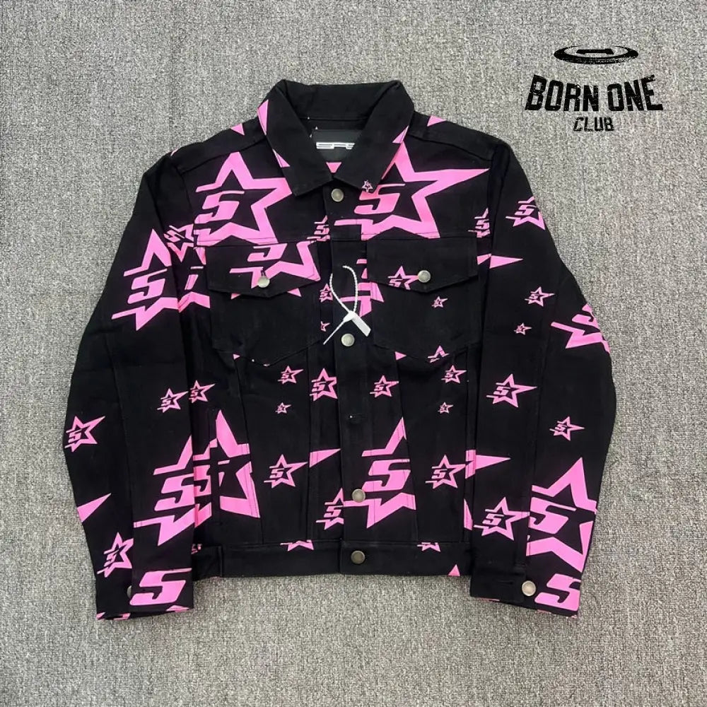 Spider 55555 Five-Star Denim Jacket Jaqueta Jeans