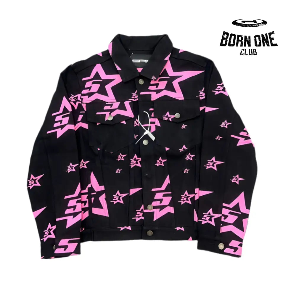 Spider 55555 Five-Star Denim Jacket Jaqueta Jeans