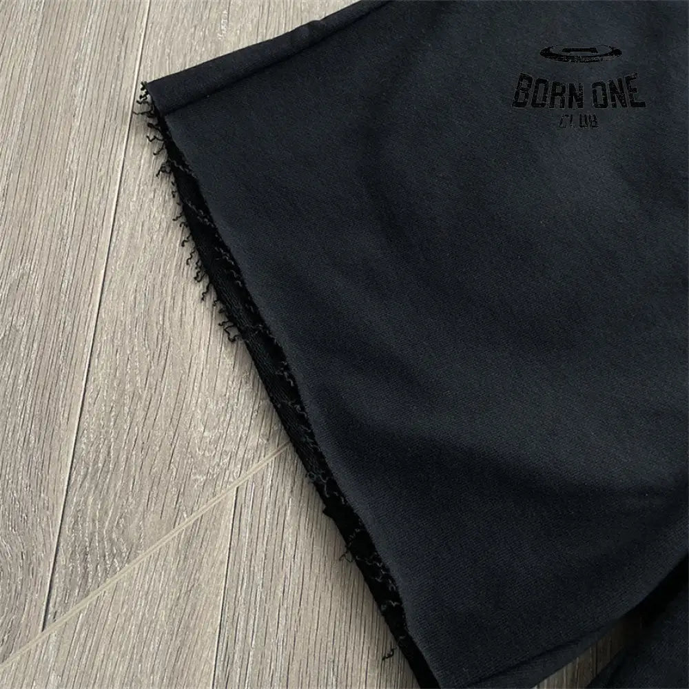 Spider Worldwide Classic Fonts Shorts Bermuda Black