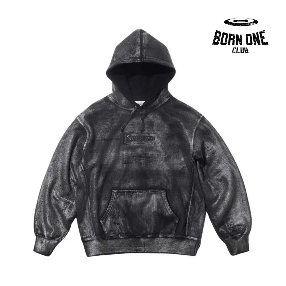 Supreme MM6 Maison Margiela Foil Box Logo Hooded Sweatshirt Moletom