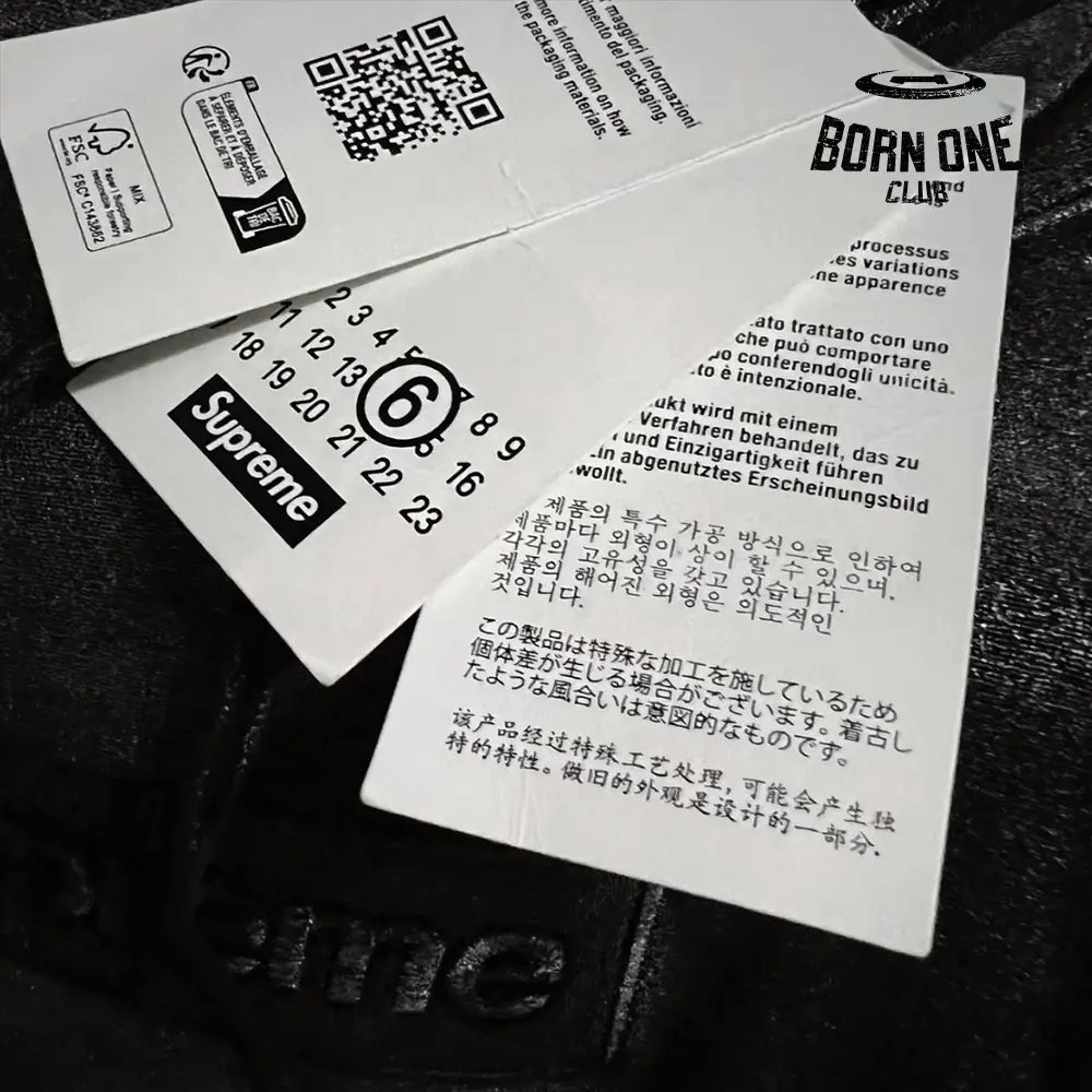 Supreme MM6 Maison Margiela Foil Box Logo Hooded Sweatshirt Moletom