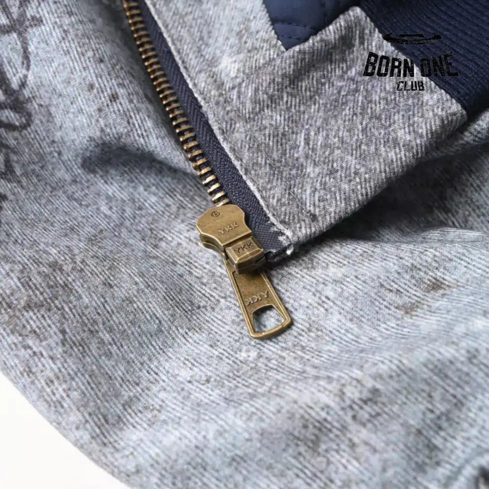 Supreme x HJR Trompe L’oeil Hooded Work Jacket in Blue Jaqueta